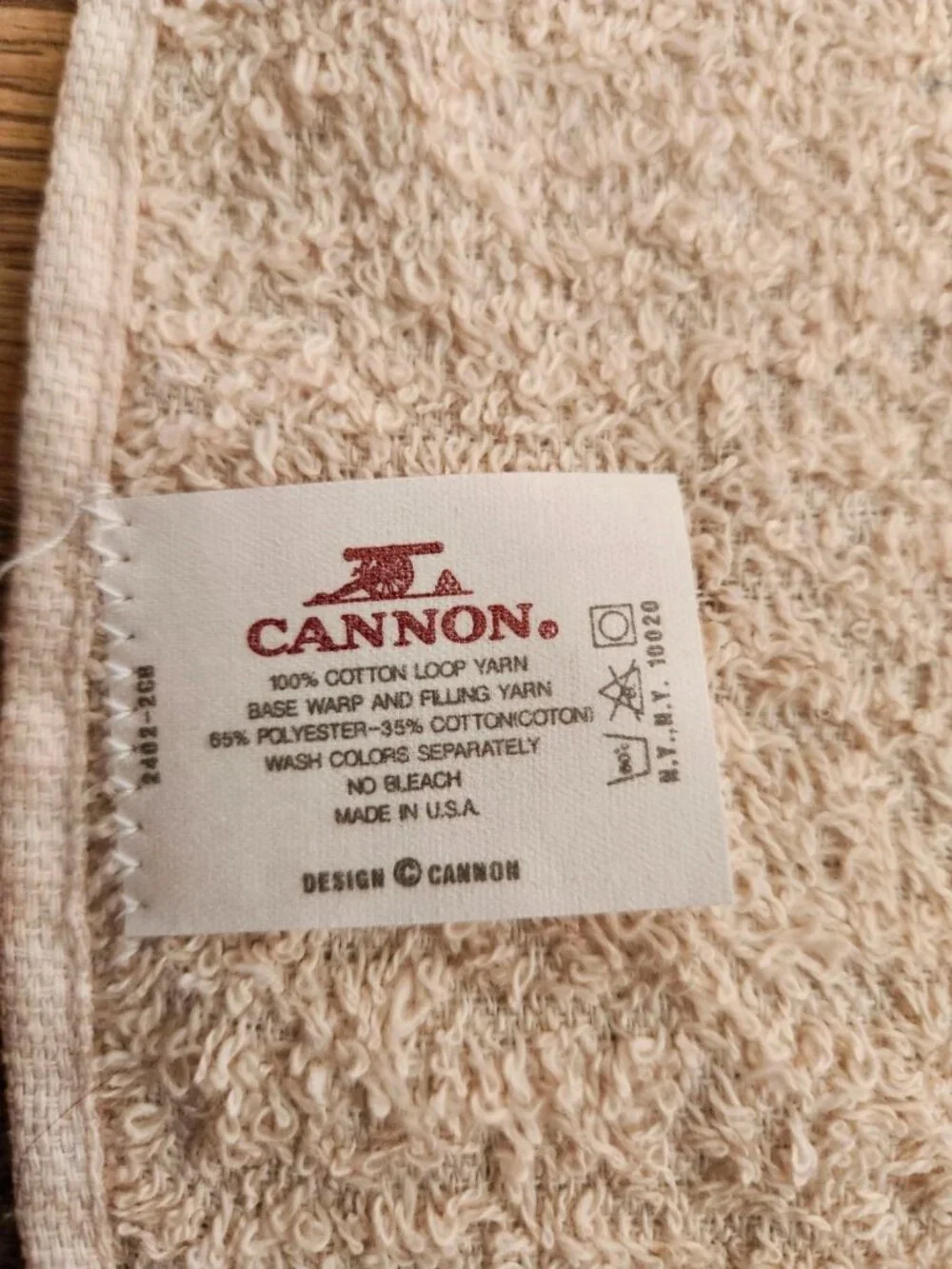 Vintage 80s Mallord Duck Cannon Towel Set